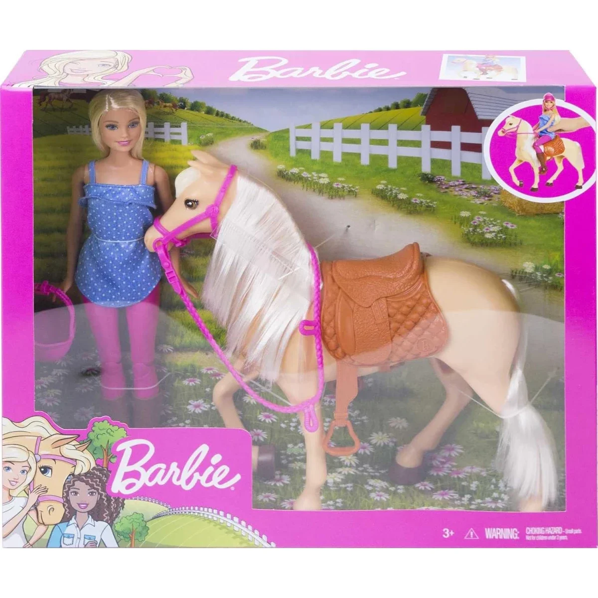 باربي مع خيل
